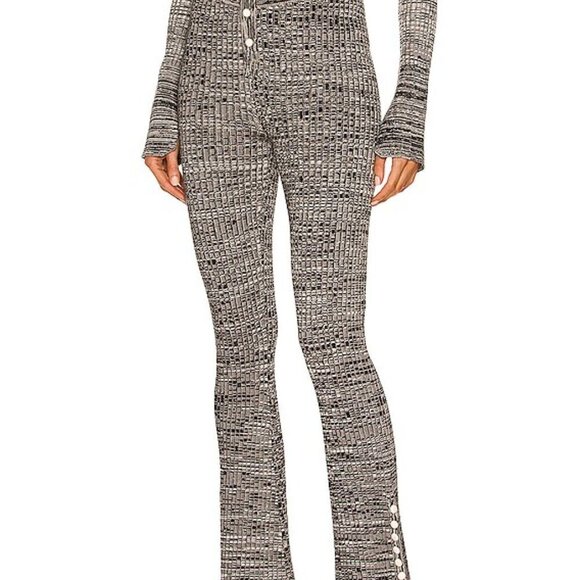 Live the Process Women's Marl Flared Pants Size Small Pull On Loungewear - Picture 1 of 10